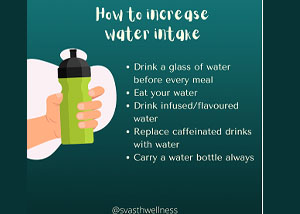 how to increase water intake